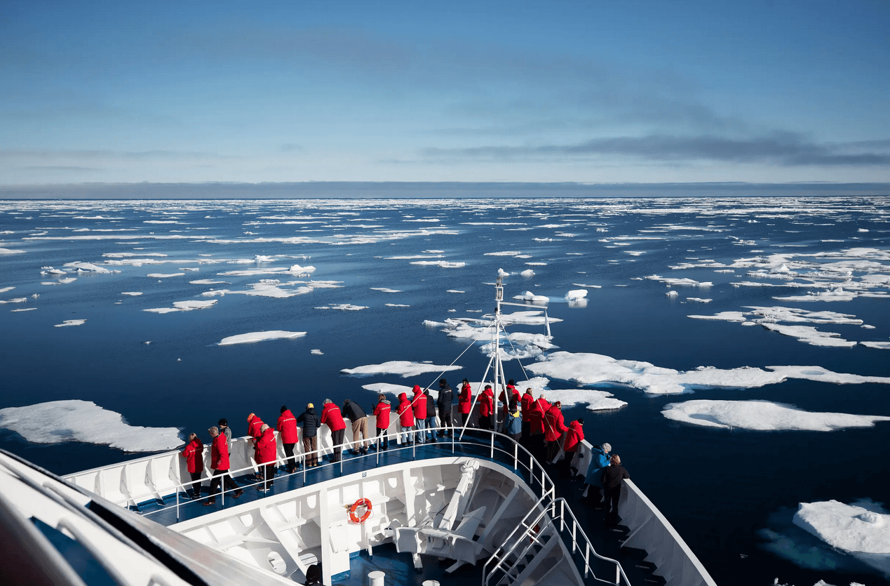 Passengers aboard Silversea's Silver Wind cruise