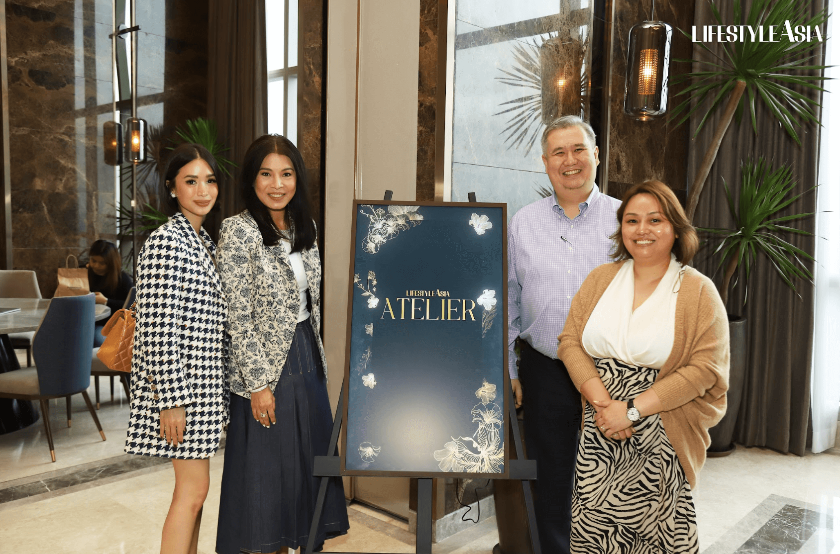 Heart Evangelista and Winnie Go with RLC Executives.