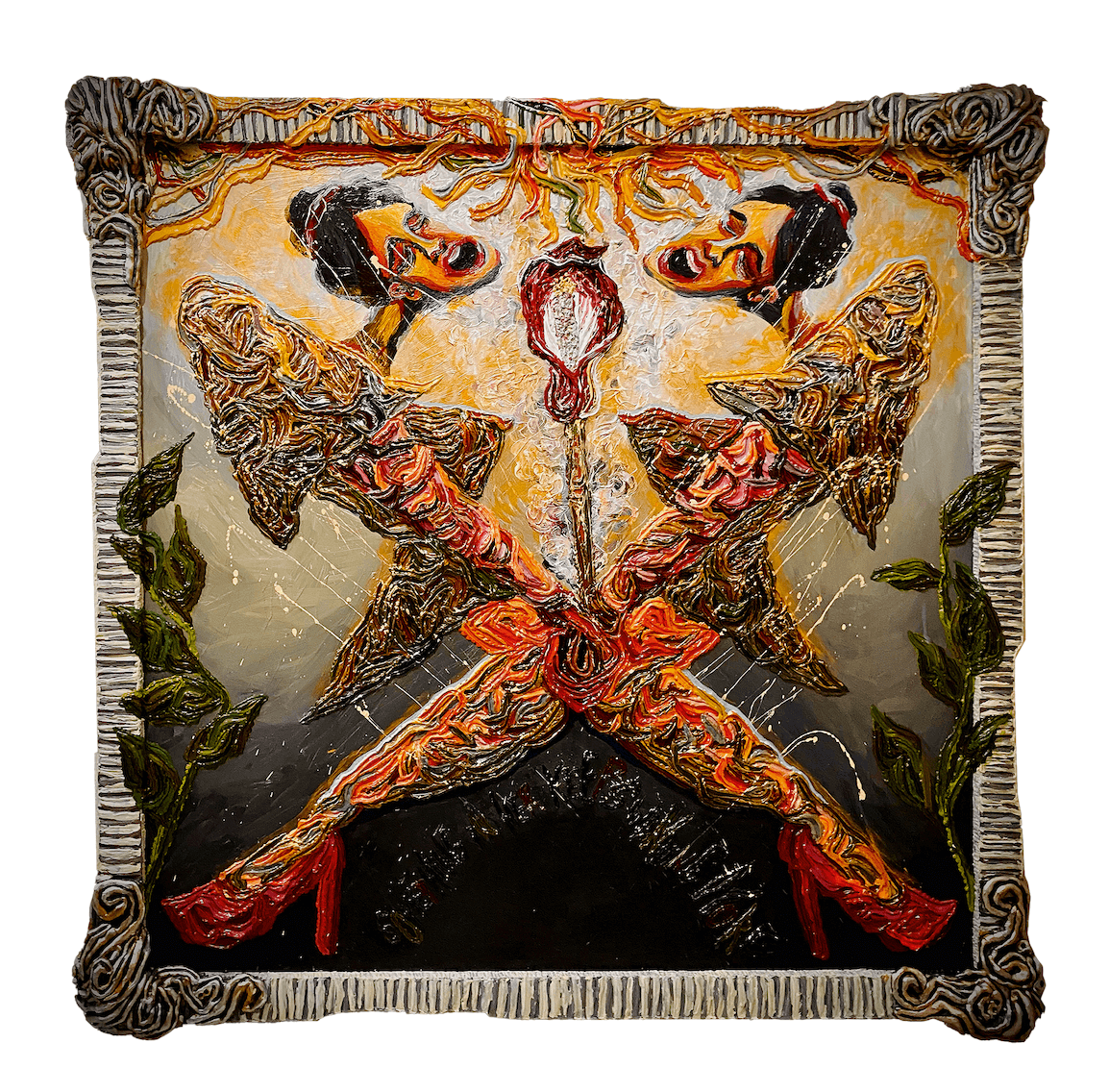 Tita Halaman's "Something in Her Keeps Wanting More, She Cannot Rest" artwork.