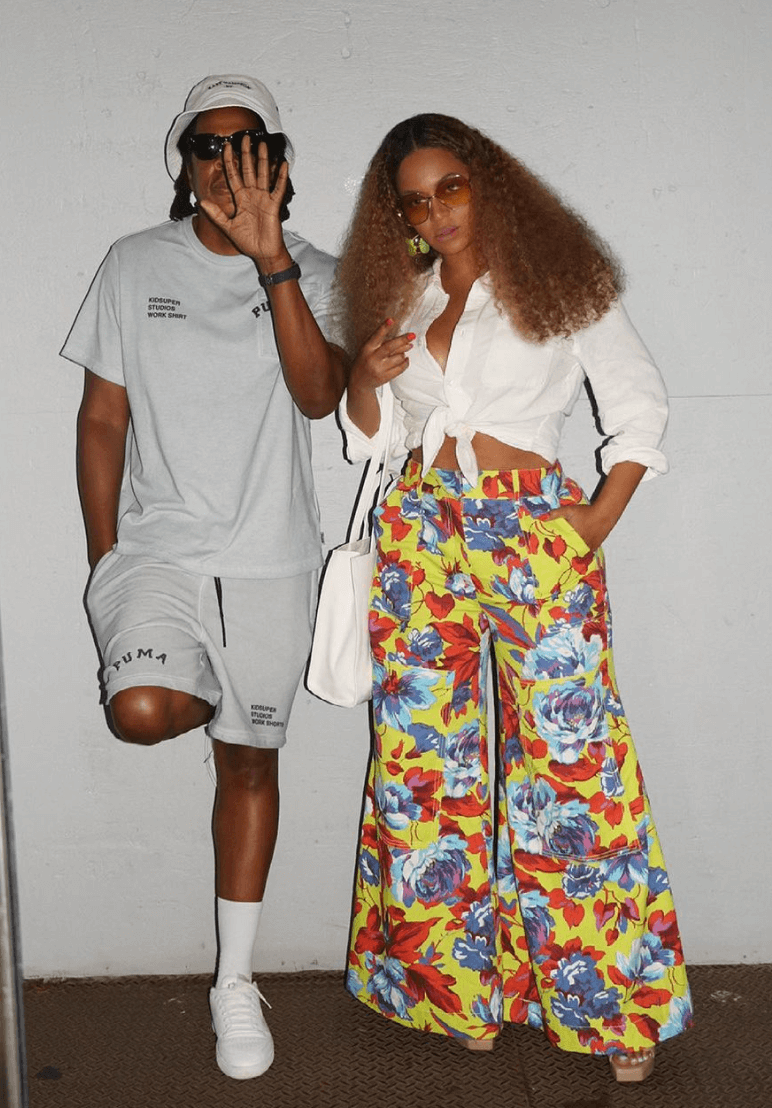 Jay Z and Beyoncé, she posted this on her Instagram.