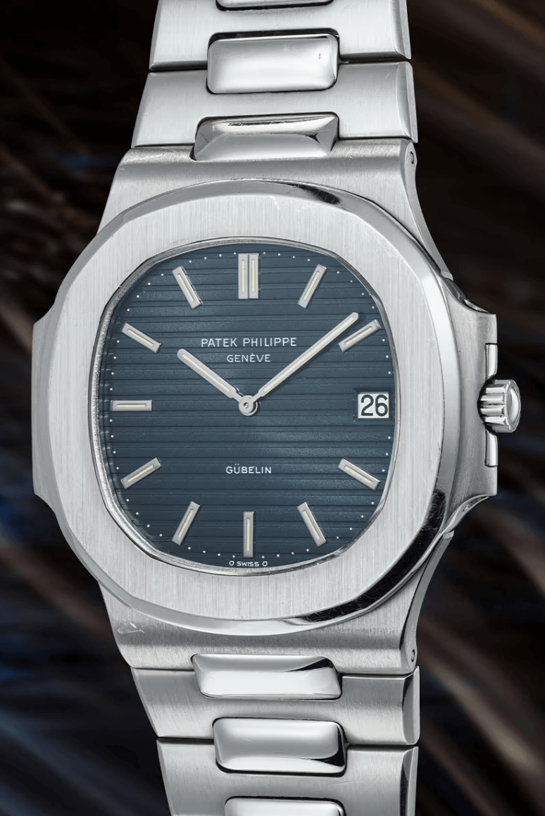 Patek Philippe Nautilus 3700P, the sole survivor without diamond indexes or bezel.