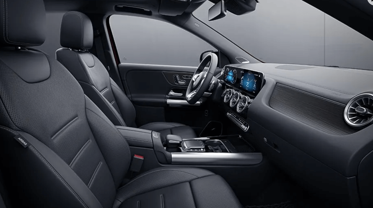 The interiors of the The Mercedes-Benz GLA 250