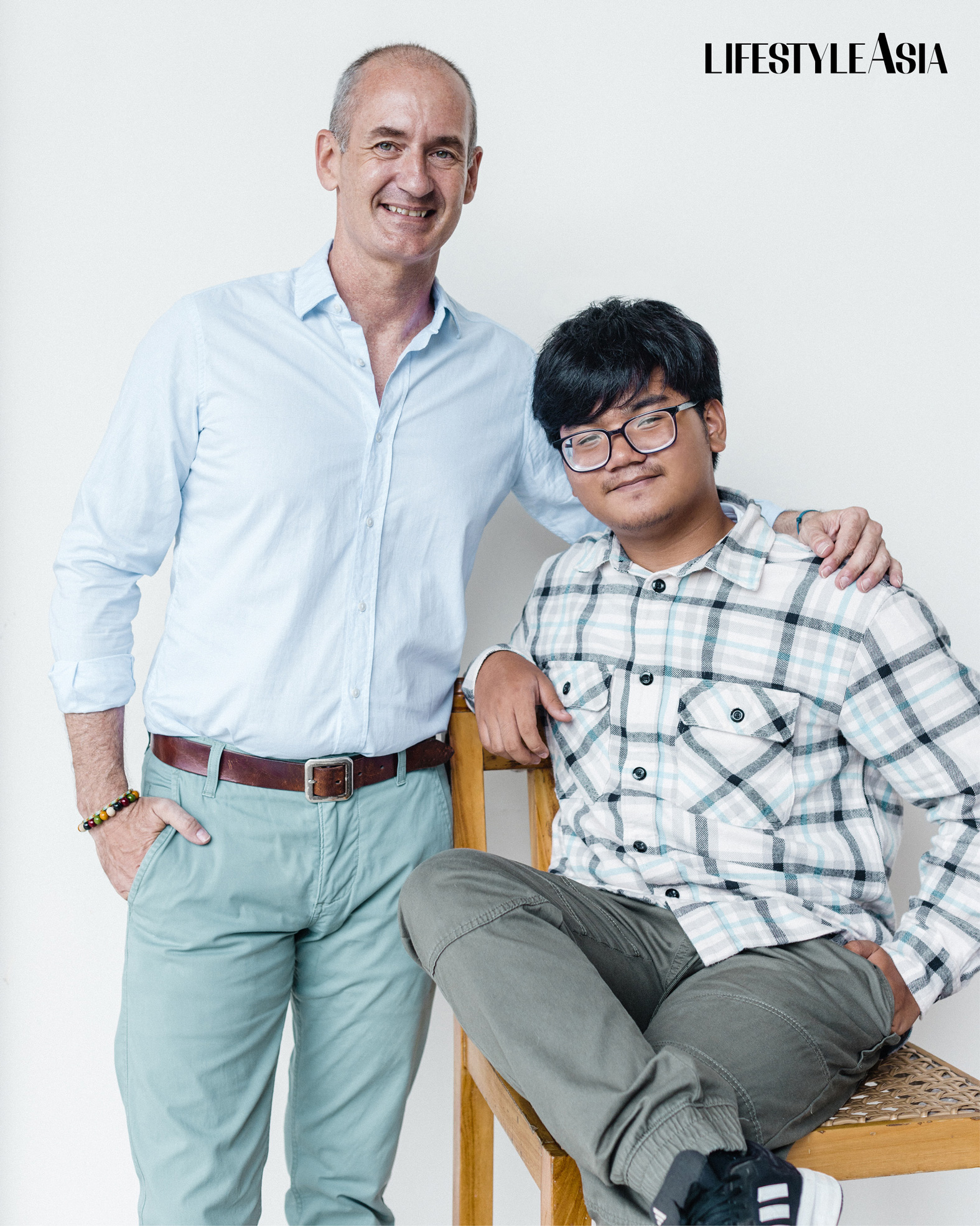 Anya GM Mikel Arriet with son Jon 