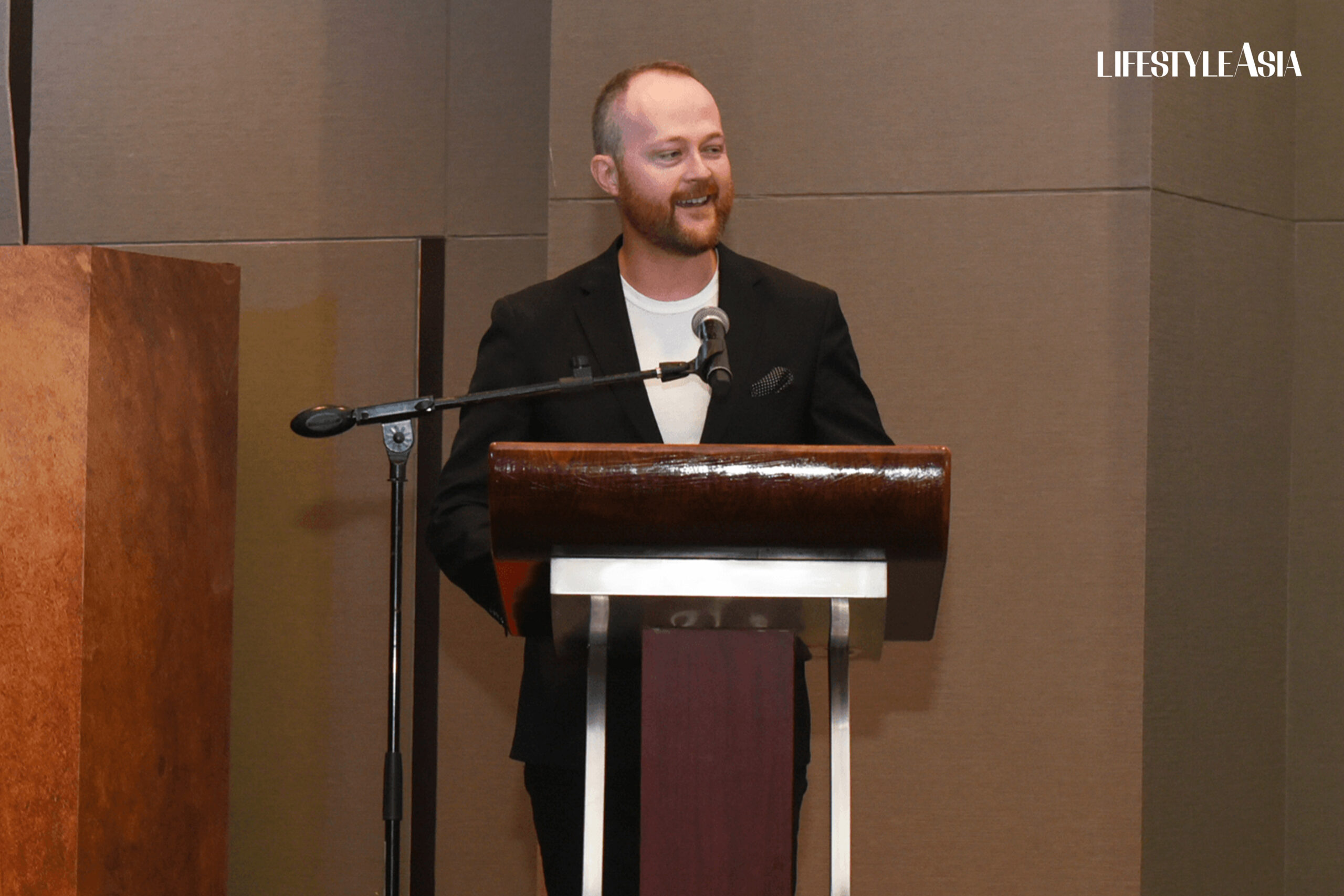 Michael Cassel AM, who heads the "Hamilton" international tour under the Michael Cassel Group/Photo by Kieran Punay of Kliq, Inc.