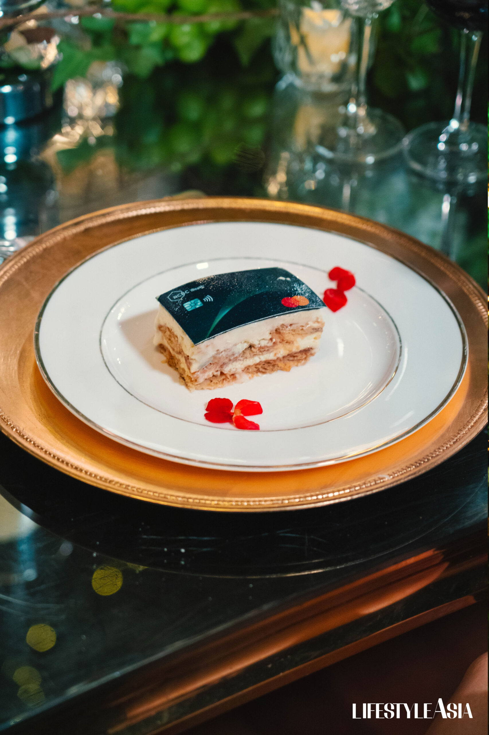 Tiramisu Croccante Di Marghi, the dessert of the evening by Chef Margarita Forés 