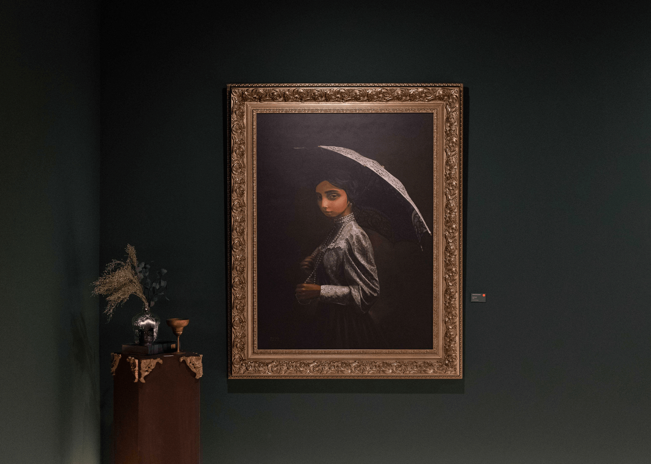 Maribojoc’s “Effortless Grace” (48 x 36 inches, oil on canvas)