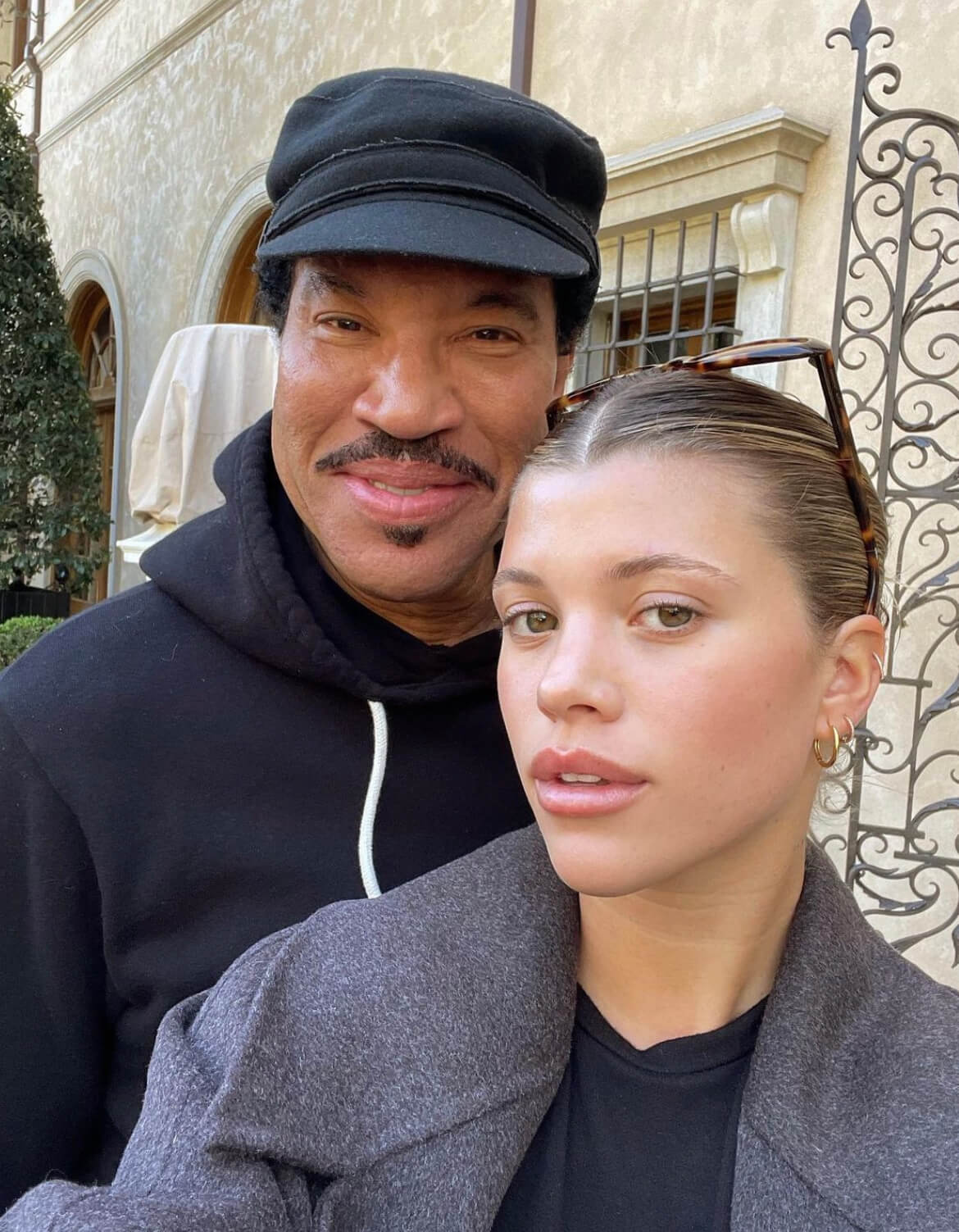 Sofia with dad, Lionel Richie.