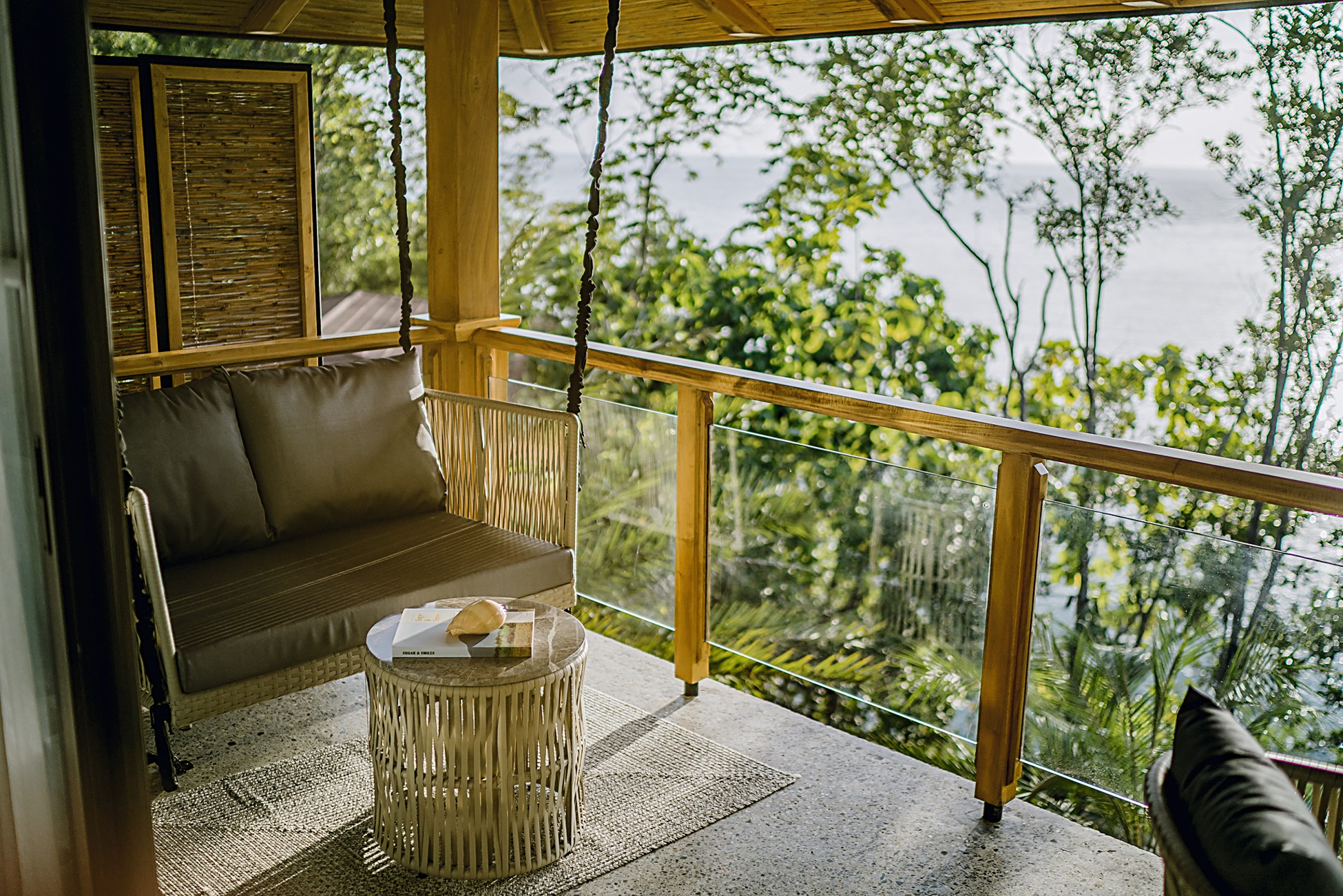 Manami Resort villa private balcony