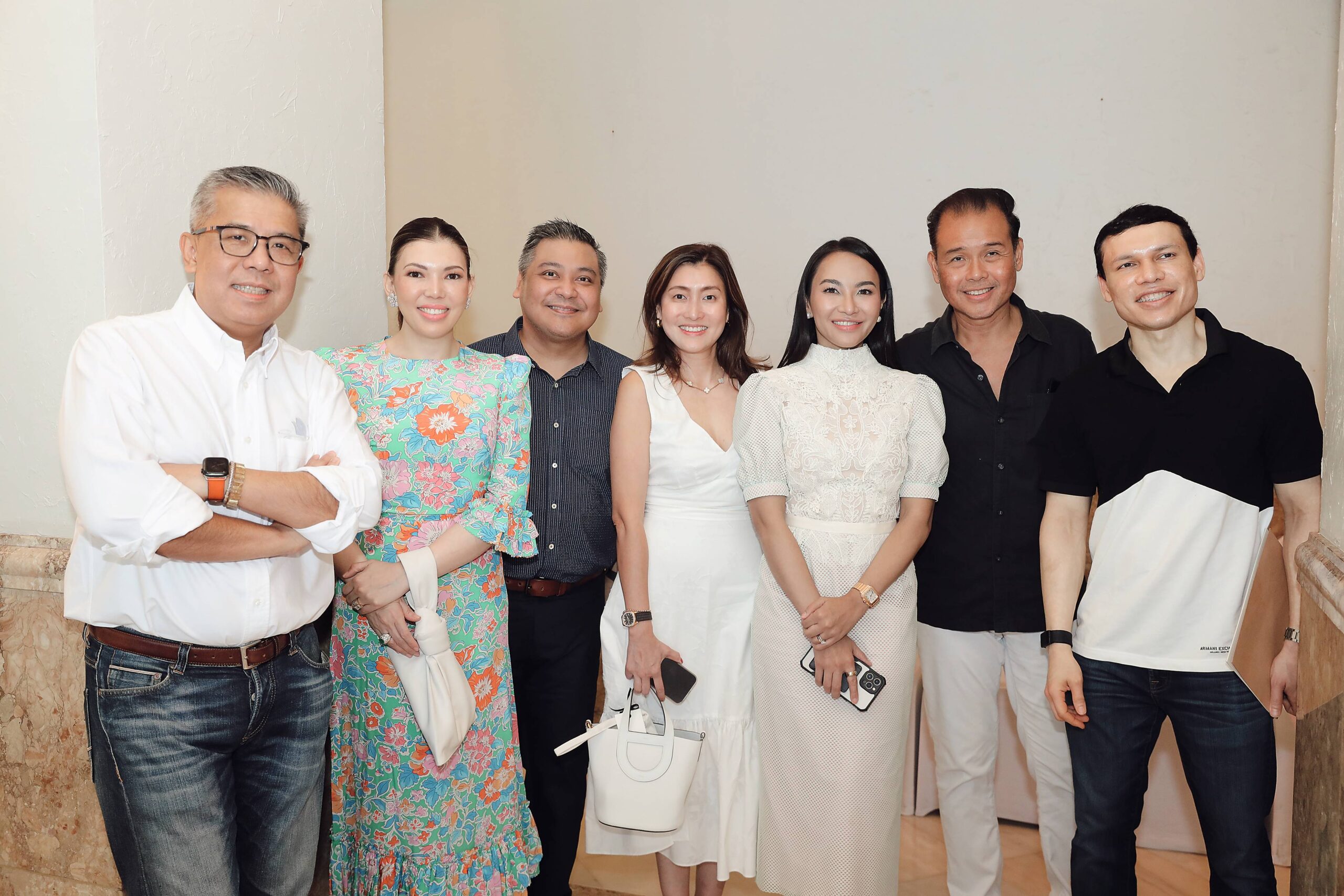 Arnold Cabangon, Erica Concepcion Reyes, Francis Reyes, Carol Cabangon, Em Villar, Jun Camcam, and Paolo Villar