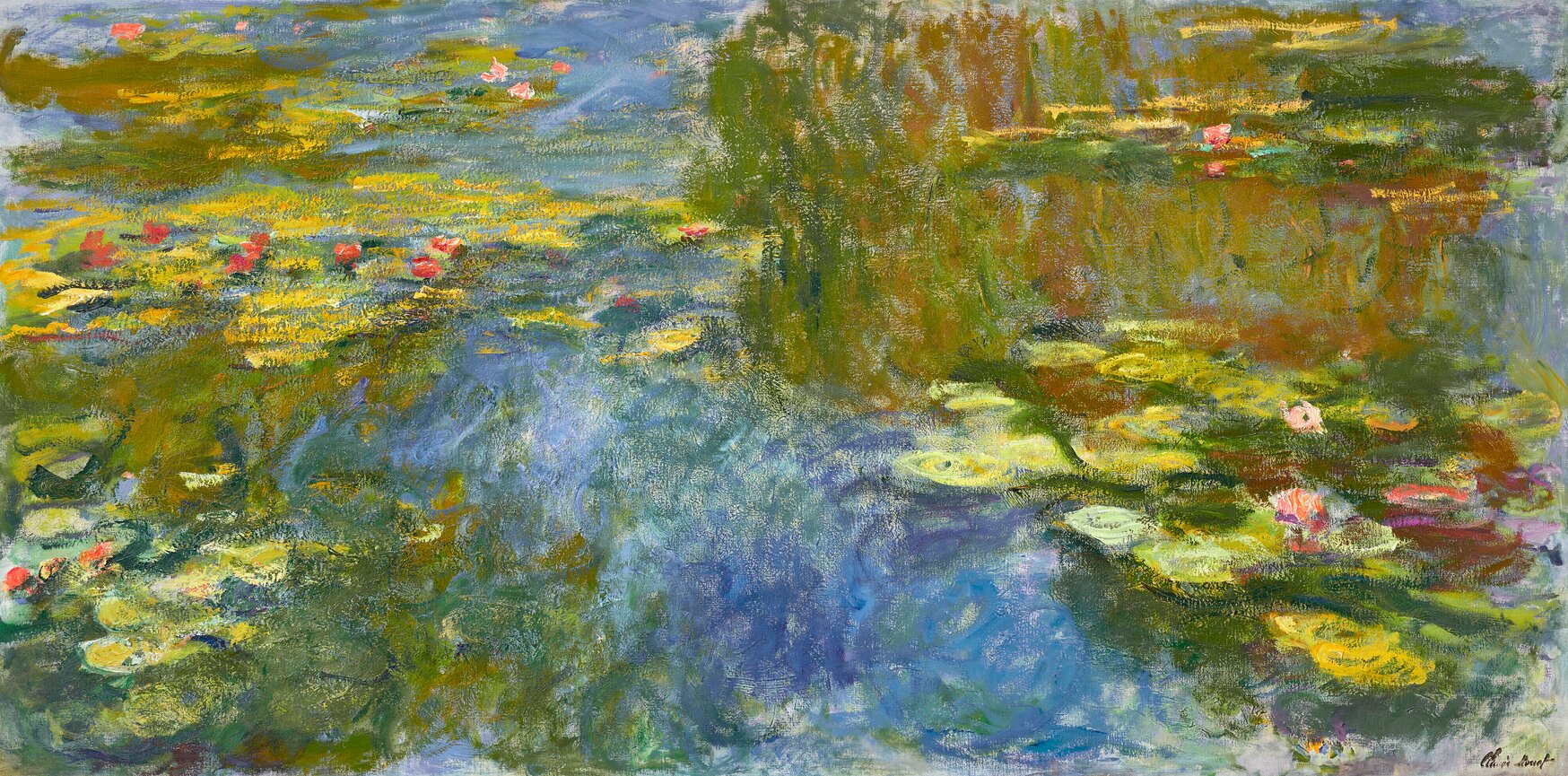 Monet's “Le bassin aux nymphéas (1917-1919)," which may sell for $65 million in Christie's upcoming sale