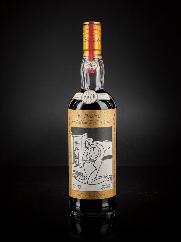 The Macallan 1926, with a rare label by Italian artist Valerio Adami