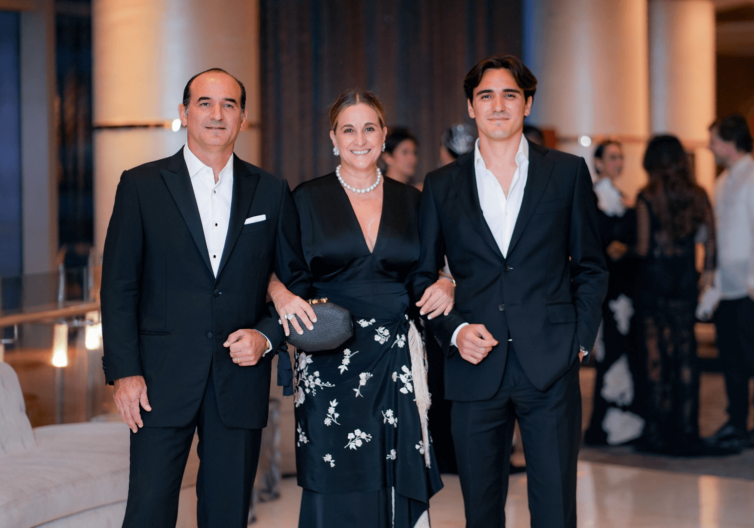 Patxi and Sofia Elizalde with son Patxi Elizalde Jr.
