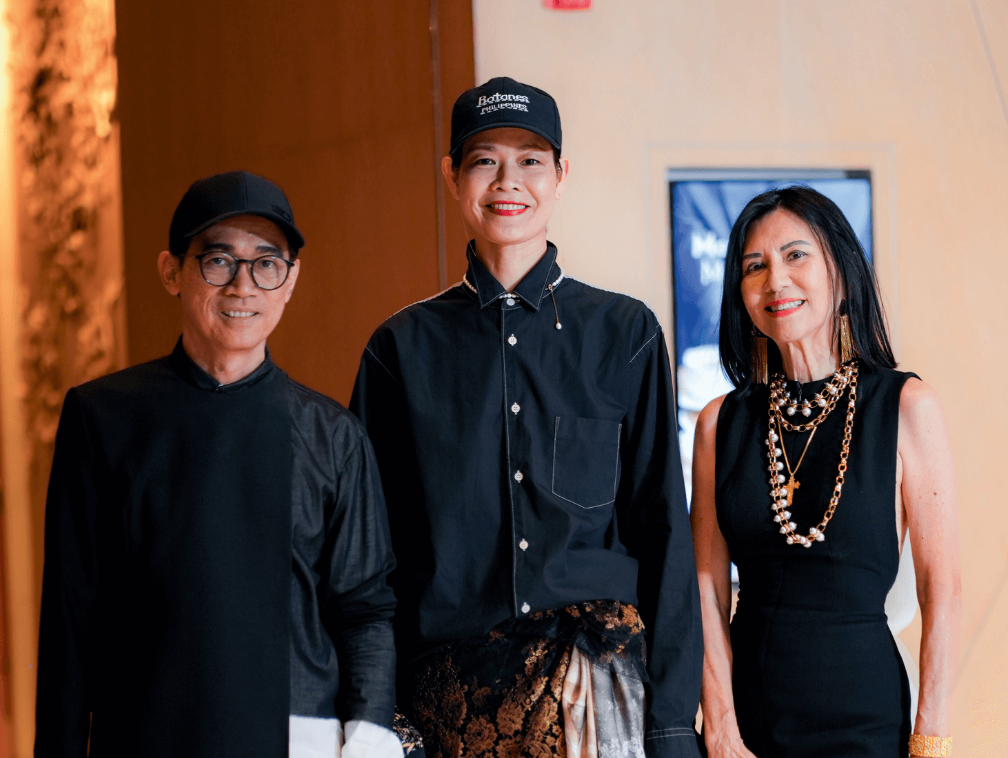 Ivar Aseron, Jo Ann Bitagcol, and Lulu Tan-Gan, smiling at the camera.