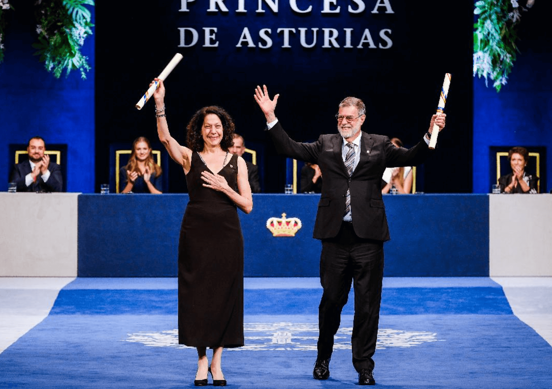 Peter Greenberg and Bonnie L. Bassler, receives their Princess of Asturias Award