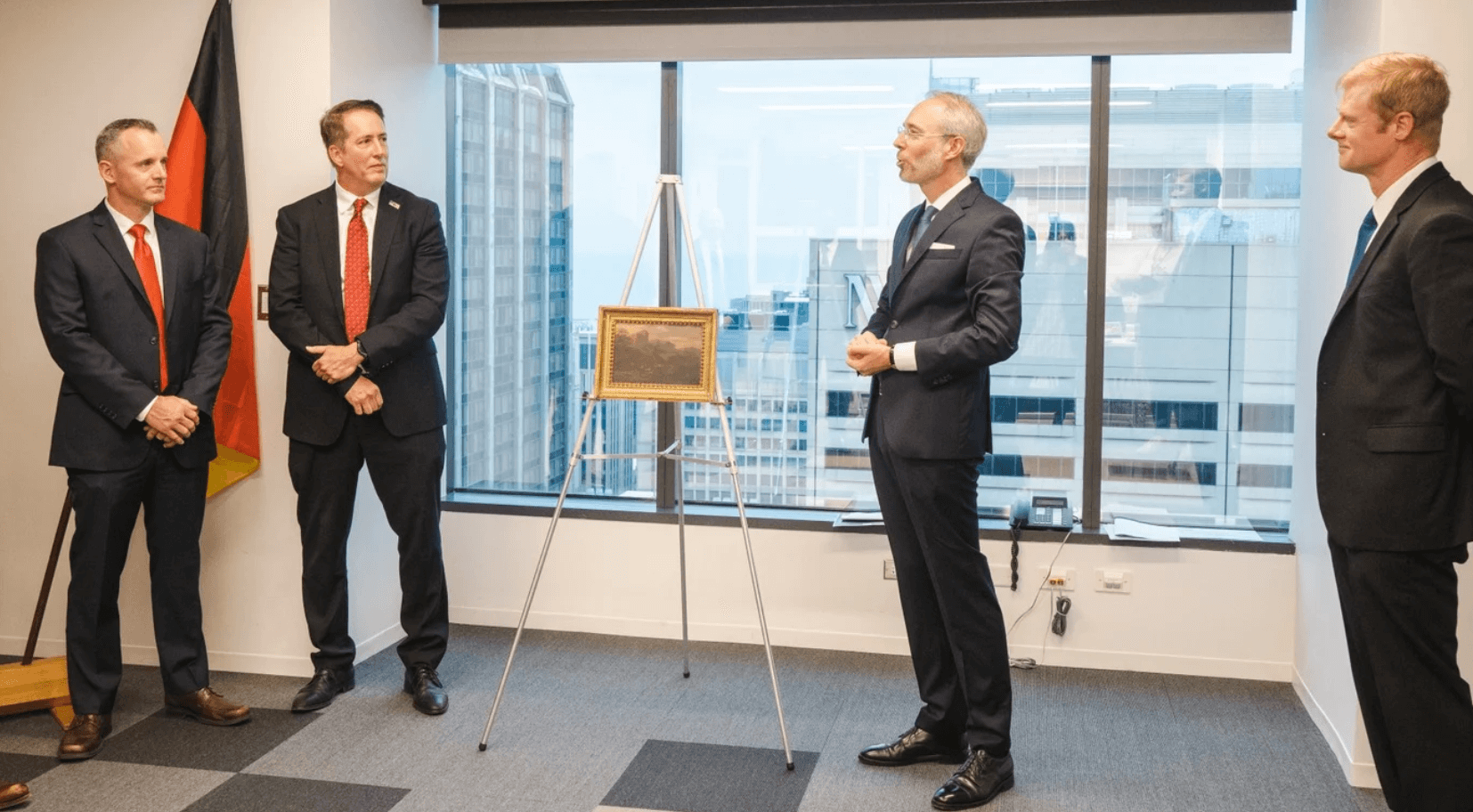 The repatriation ceremony of the Landscape of Italian Character