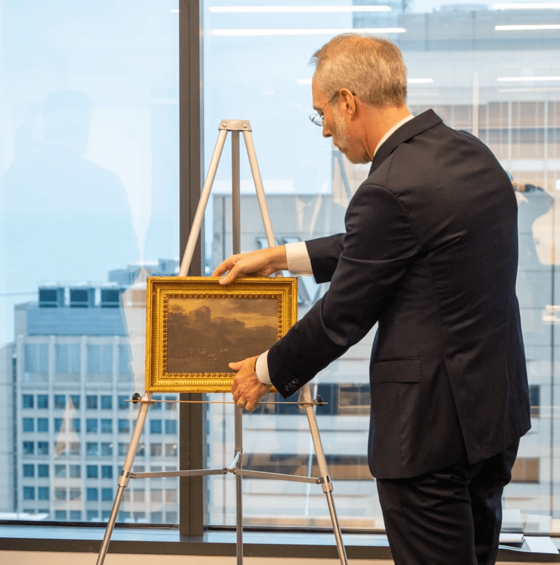 Bernd Ebert with the Landscape of Italian Character