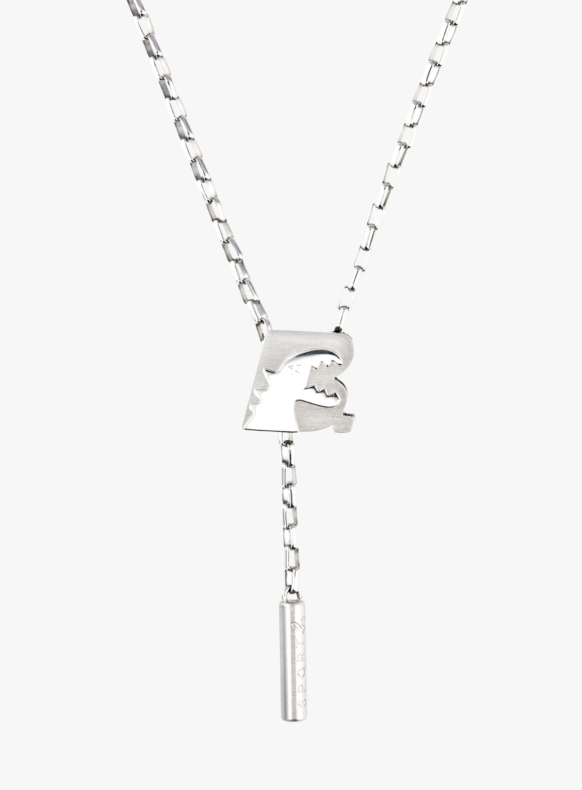 Dino Necklace in Silver from the “La Série Moderne” collection