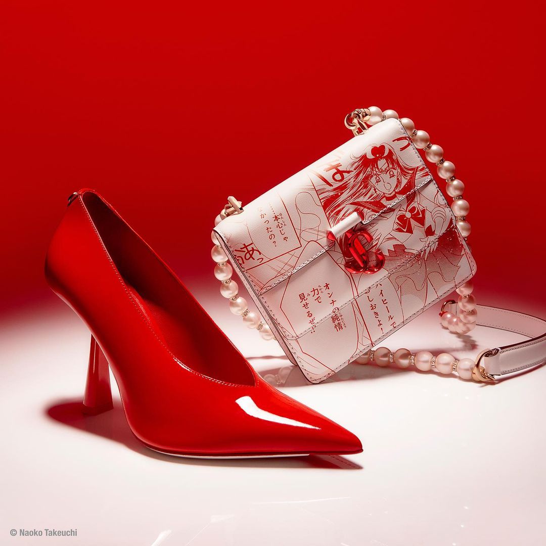 Shoes and a bag inspired by Sailor Mars