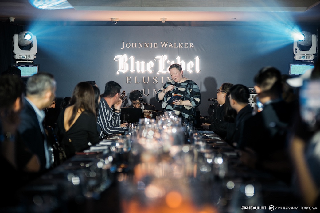Dr. Emma Walker at the launch of Johnnie Walker Blue Label Elusive Umami