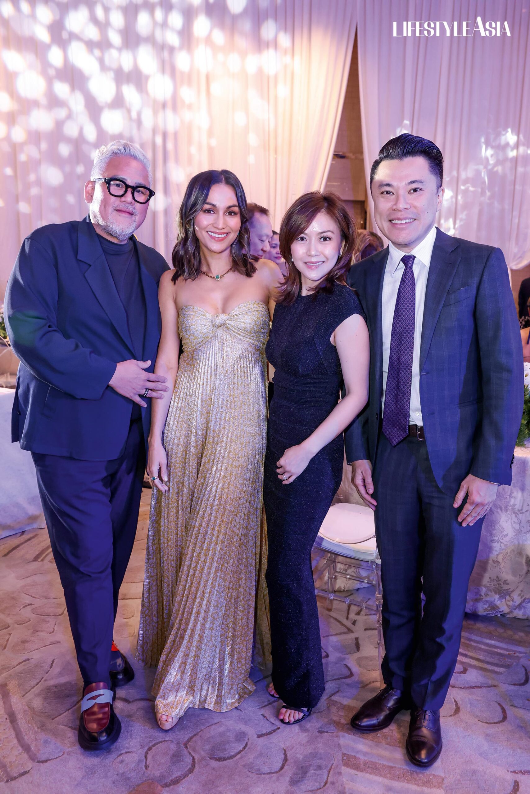 L-R: Rajo Laurel, Stephanie Kienle Gonzalez, Michelle and Kevin Tan