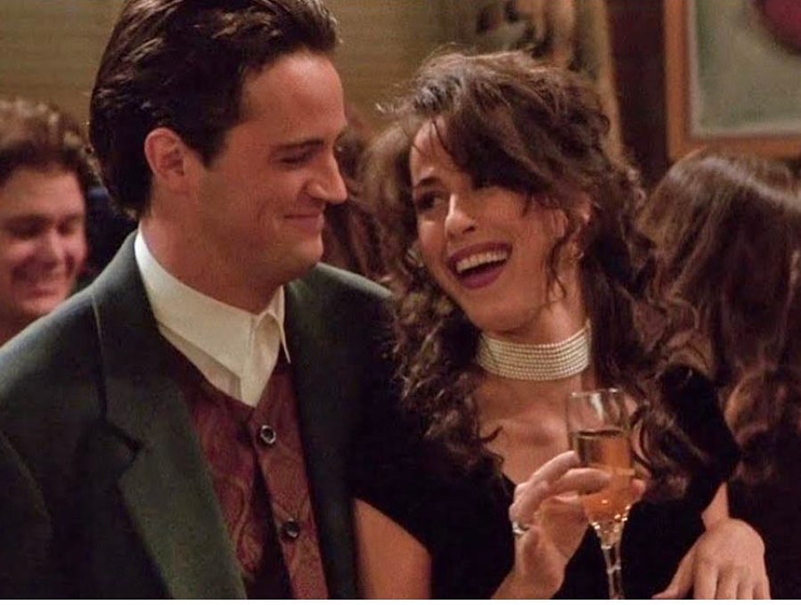 Matthew Perry and Maggie Wheeler