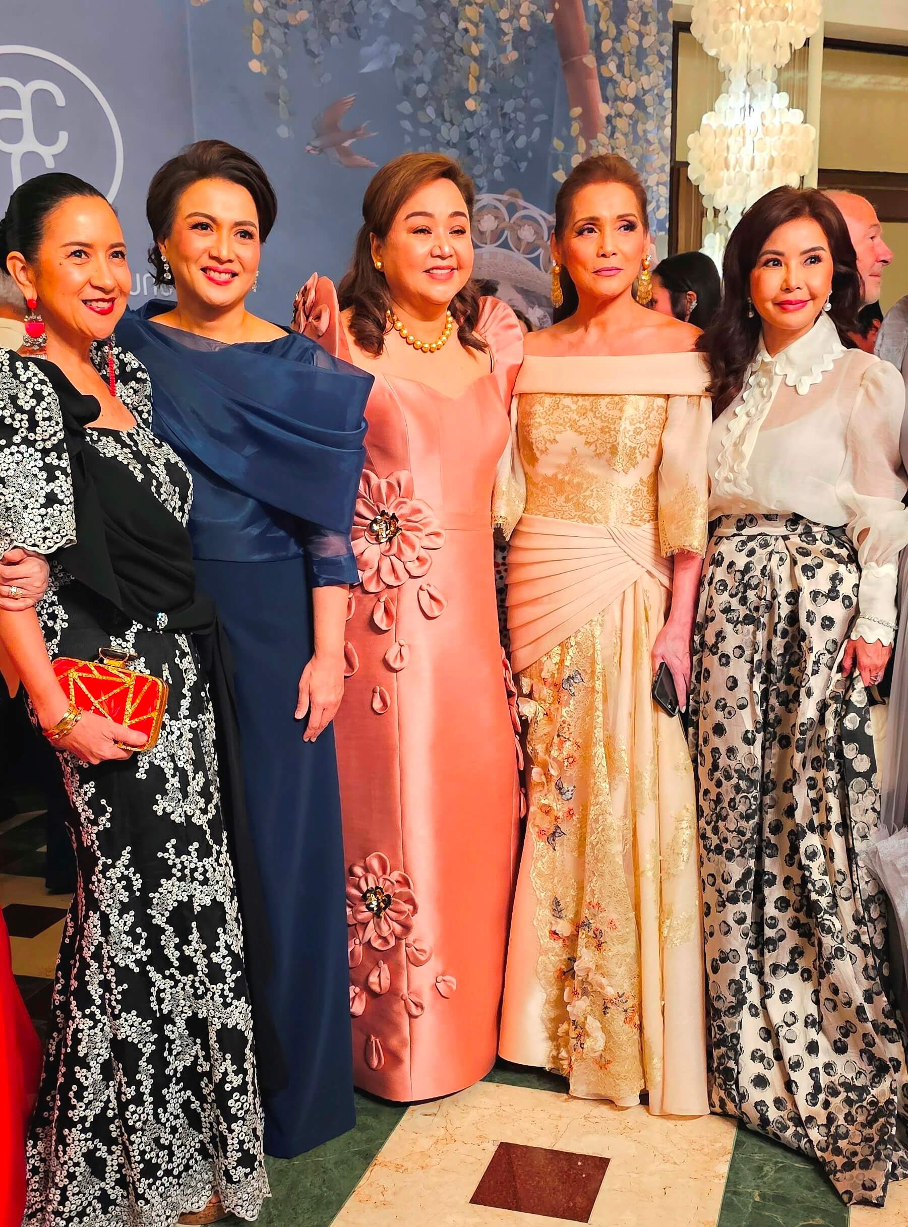 Mia Borromeo, Michelle Tiangco, Alice Eduardo, Carol Garcia, Melba Solidum