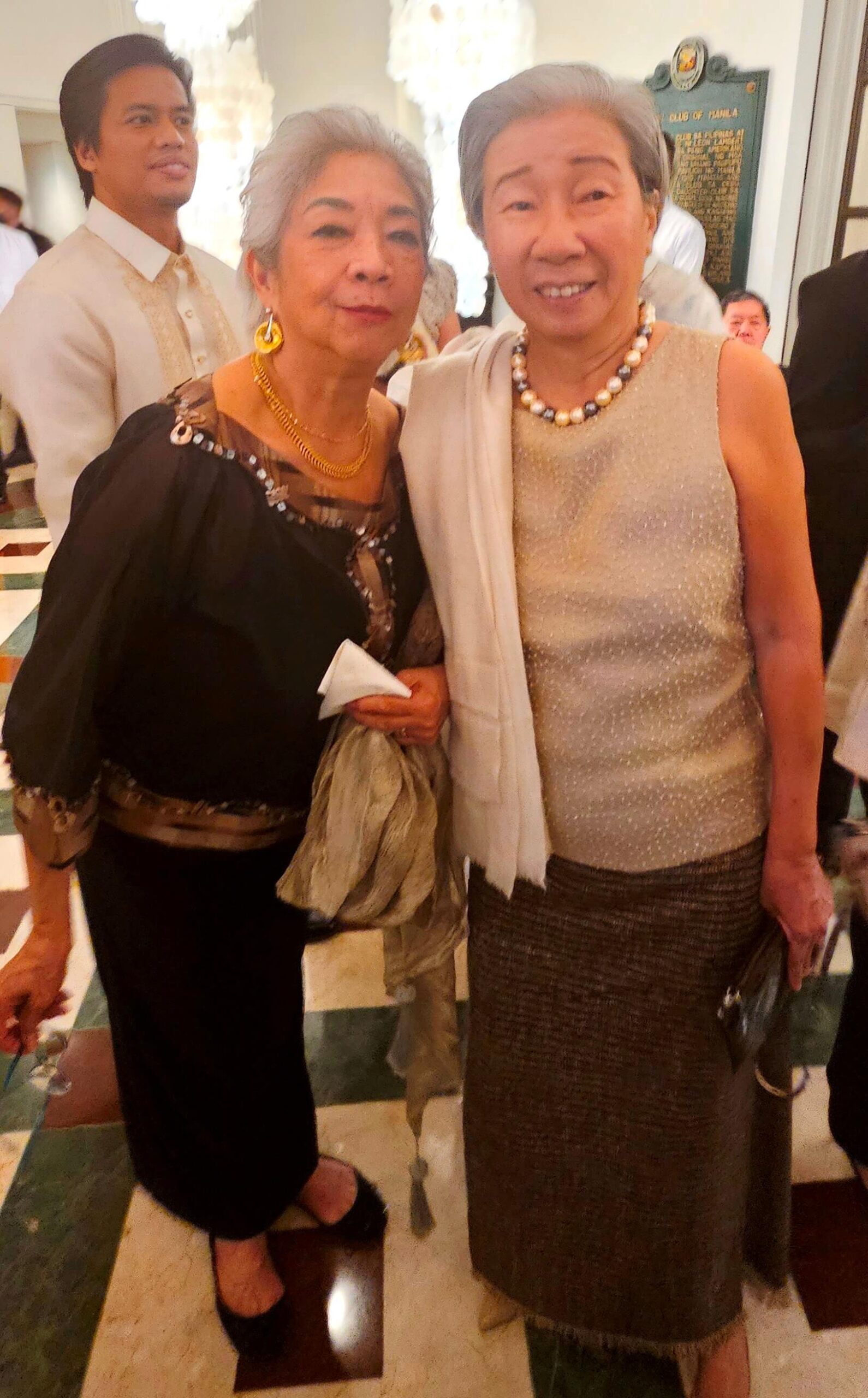 National Artist Alice Reyes and Doreen Yu