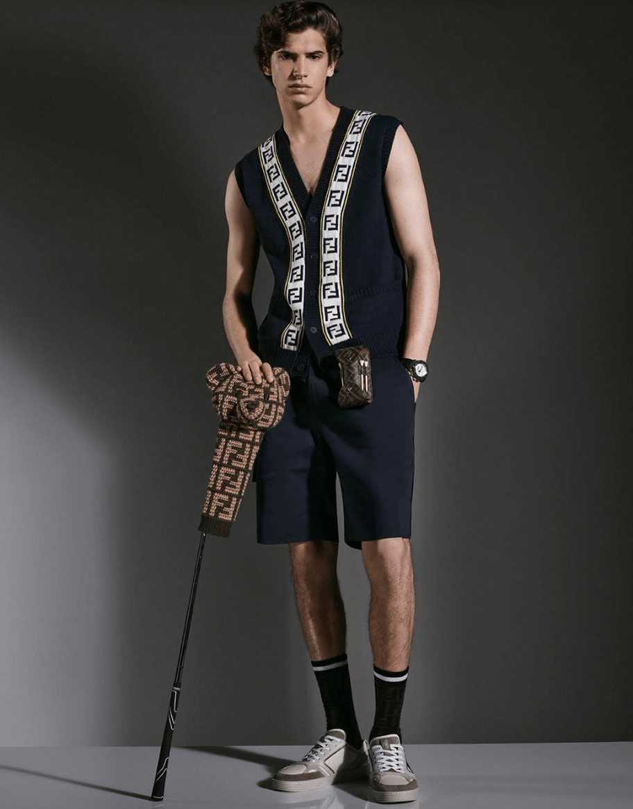 FENDI takes a swing at sports with its Golf Capsule 2023, proving that golf-style can be both comfortable and chic.