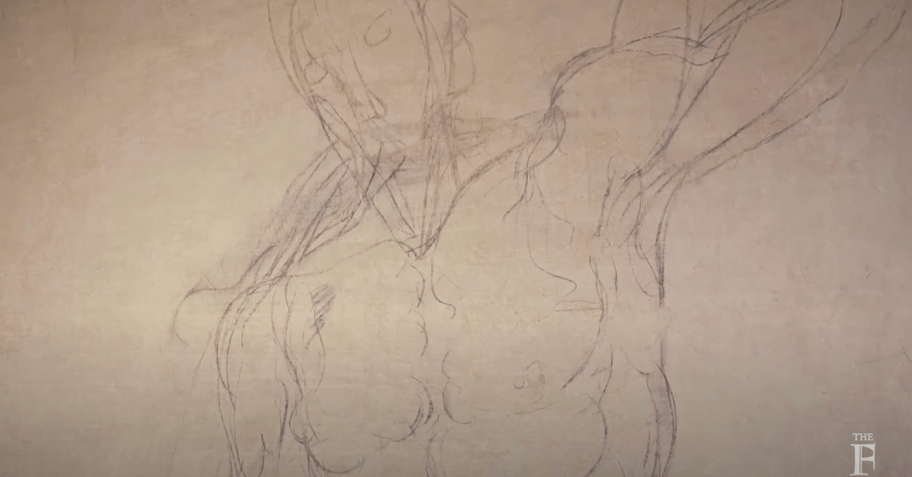 He wasn't merely a sculptor and painter; he also transformed these walls into his private canvas.