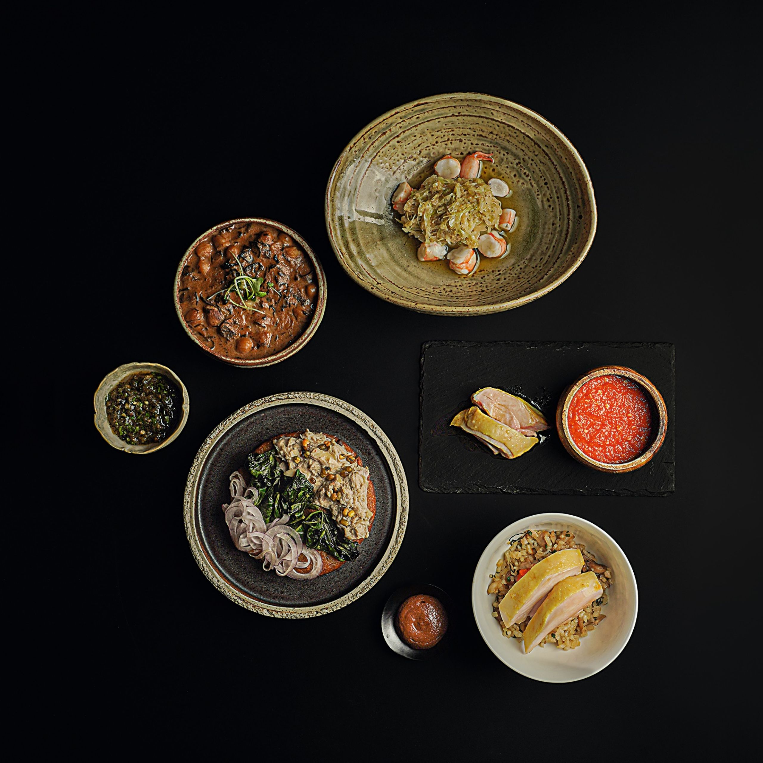 Singapore’s Chef LG Han and Bartender Vijay Mudaliar collaborate with Manila’s Chef Jordy Navarra and Chef Stephan Duhesme.