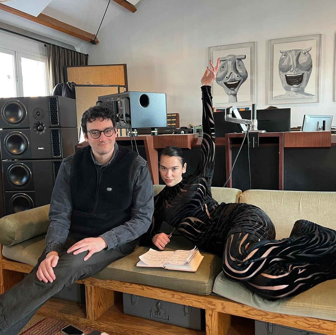 Danny Harle and Dua Lipa