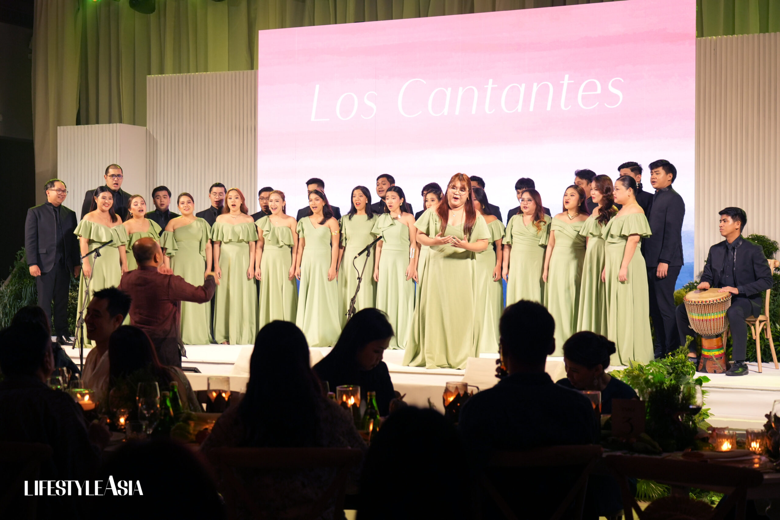Los Cantantes performing at the Lifestyle Asia Gala 2023