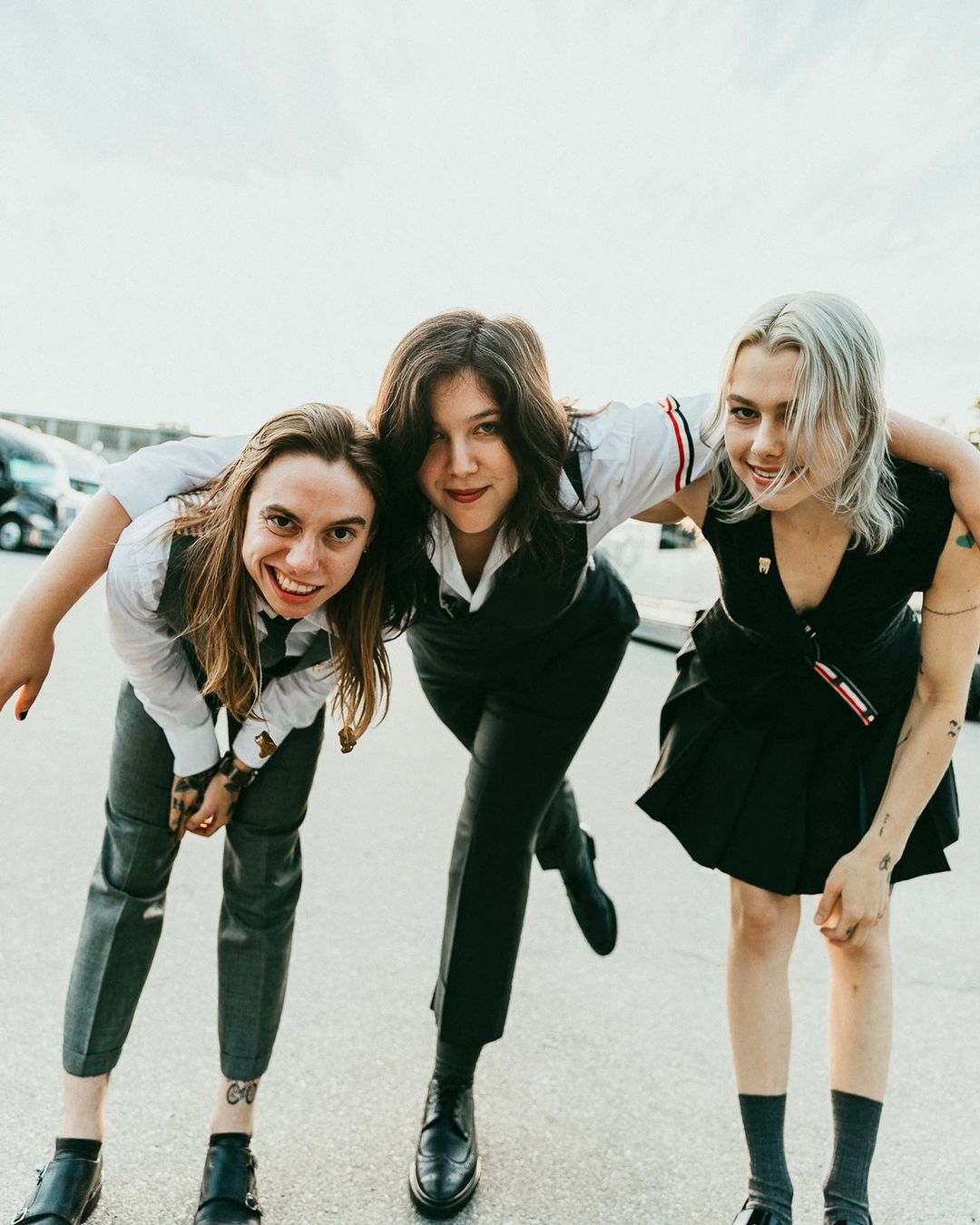 Julien Baker, Lucy Dacus, and Phoebe Bridgers of boygenius