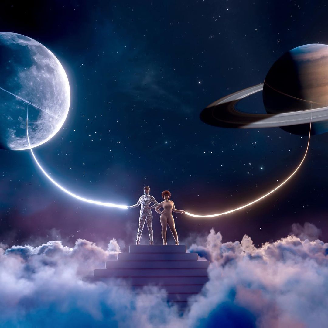 Taylor Swift and Ice Spice in the "Karma" music video