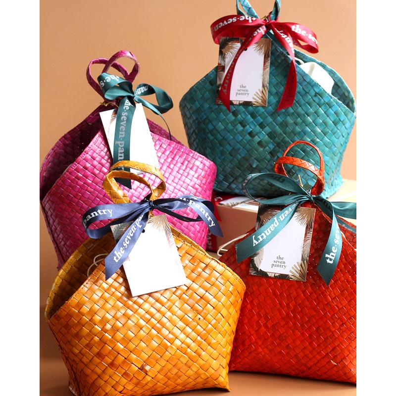 The Seven Pantry’s locally-woven gift bags by artisans in Cebu