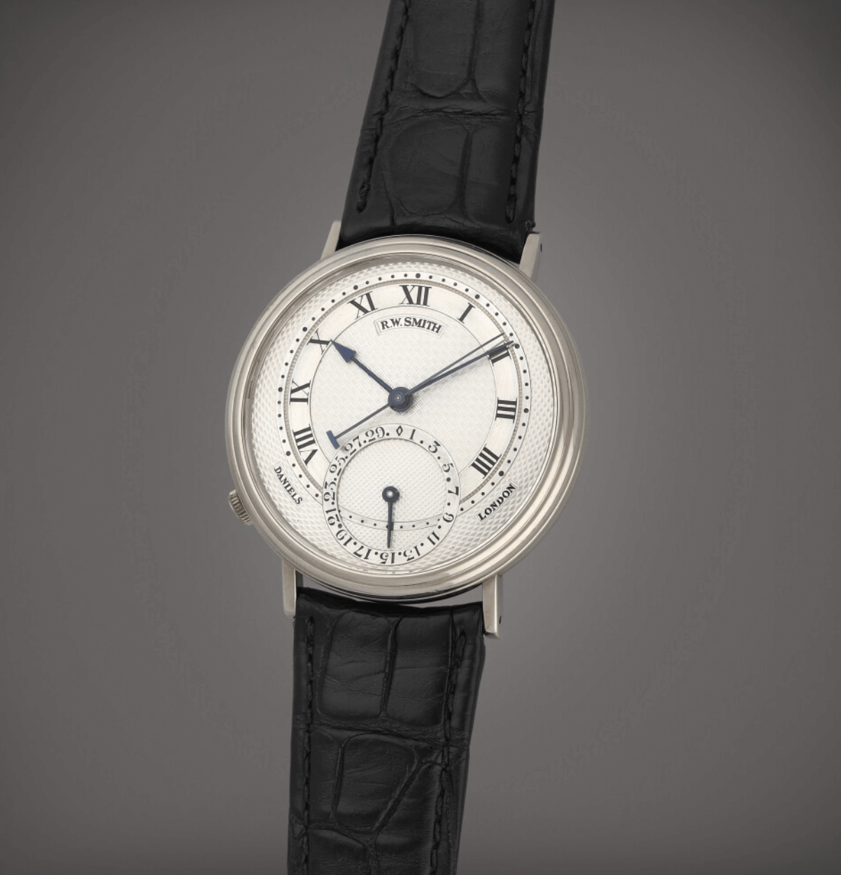 The Millenium watch that Roger W. Smith and George Daniels signed