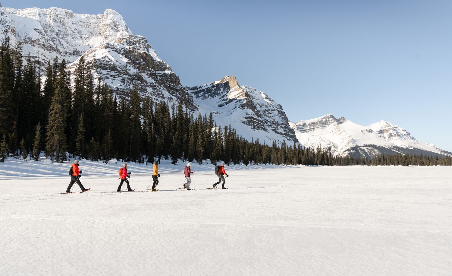 Enjoy some skiing in Banff’s snowy slopes
