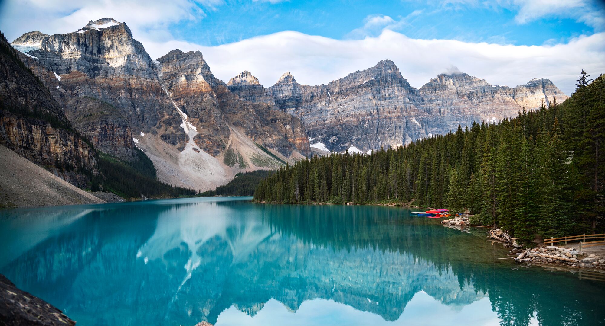 Moraine Lake in Banff, Canada