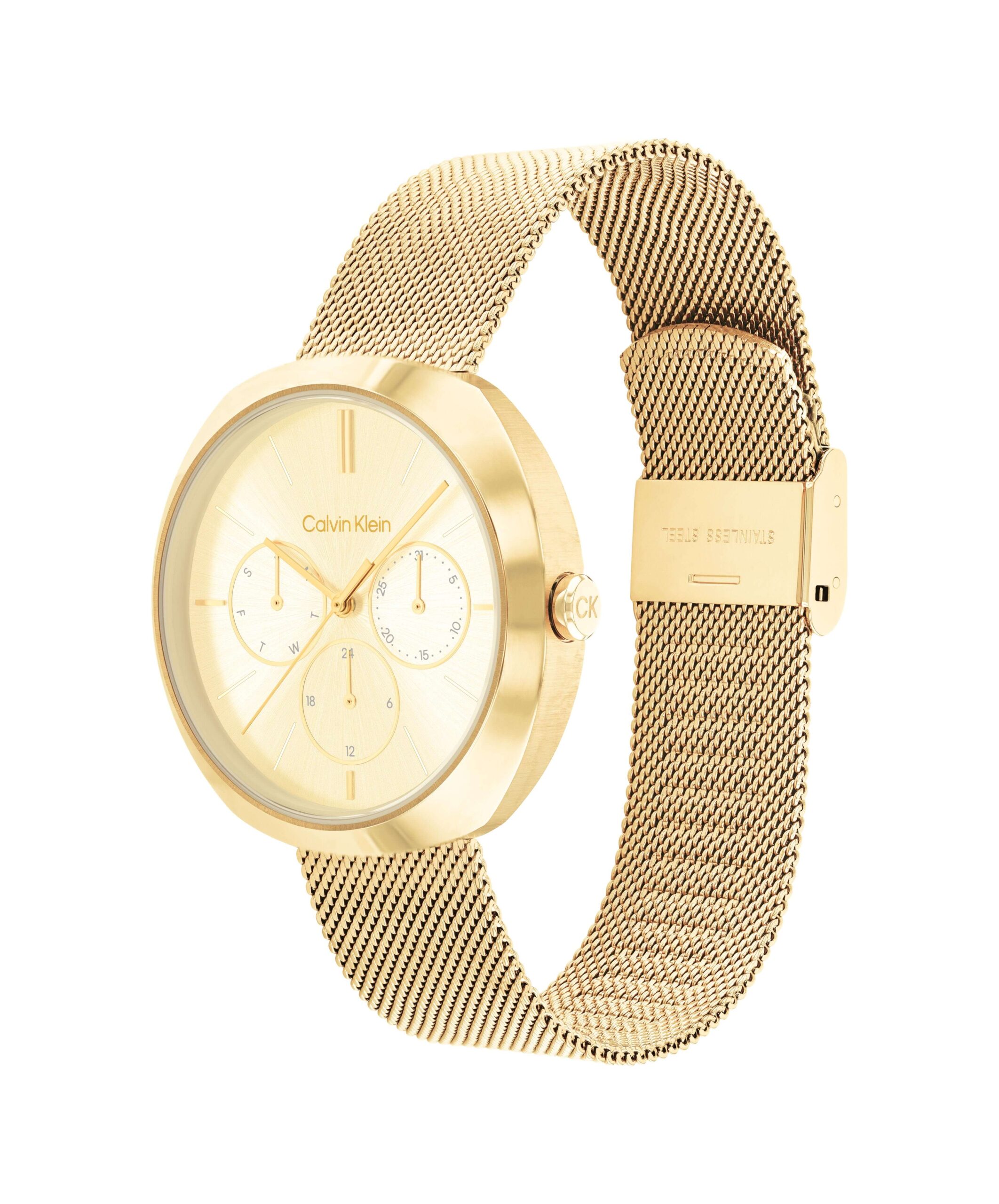 Calvin Klein 25200339 Women's Ionic Thin Gold Plated Steel Mesh Watch