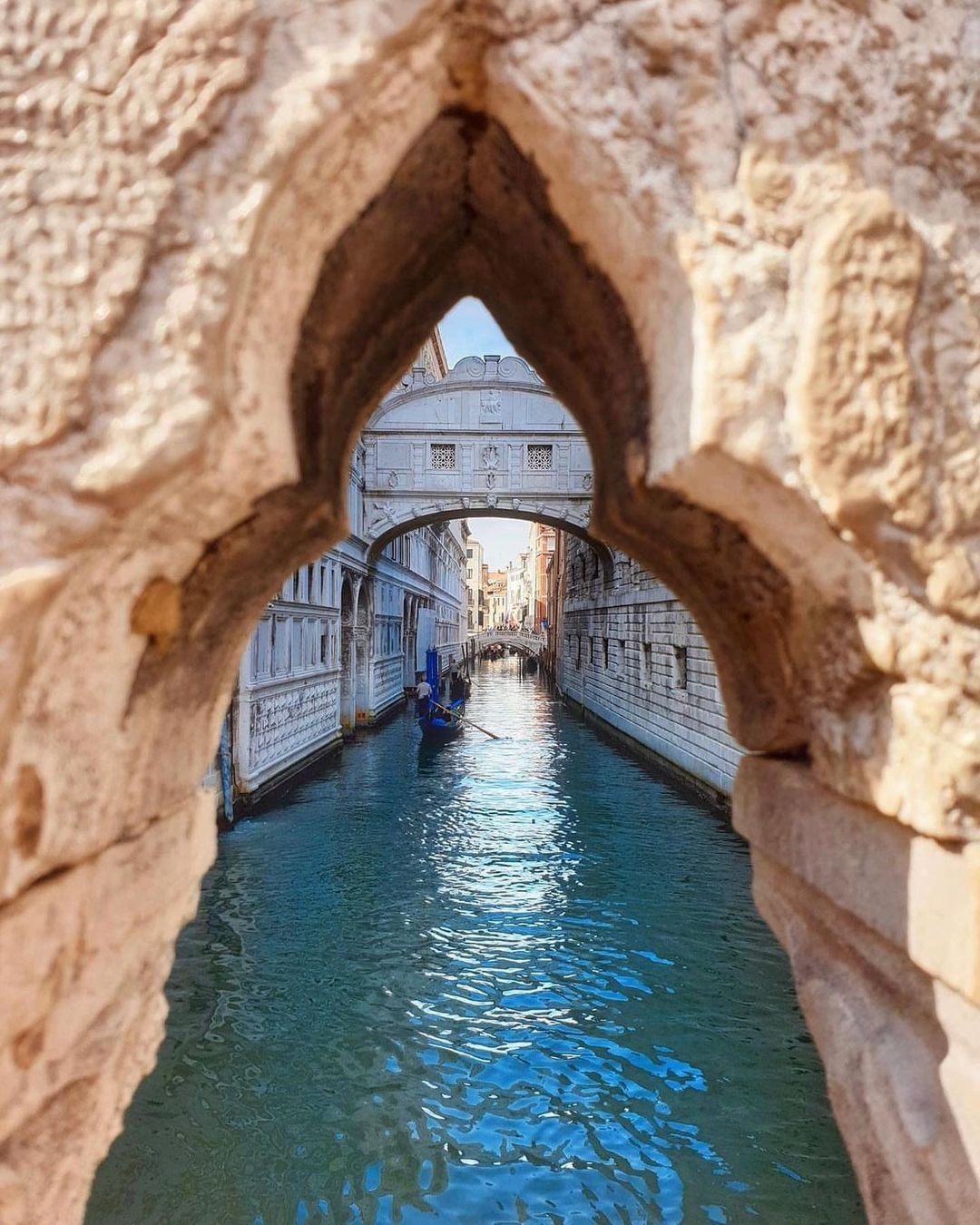 A peek at one of Venice’s many famous canals