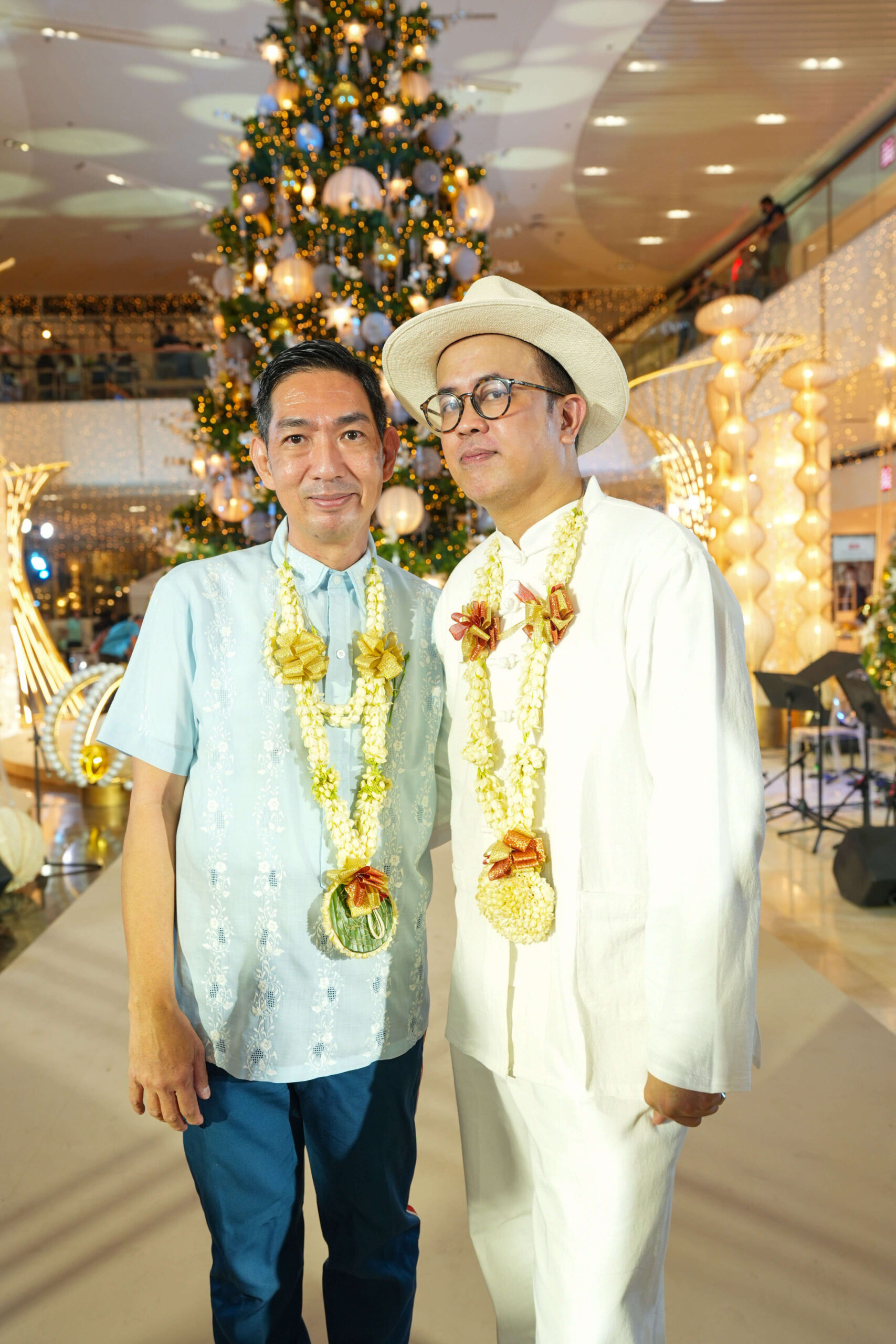 Acclaimed fashion designers Joey Samson and Lesley Mobo