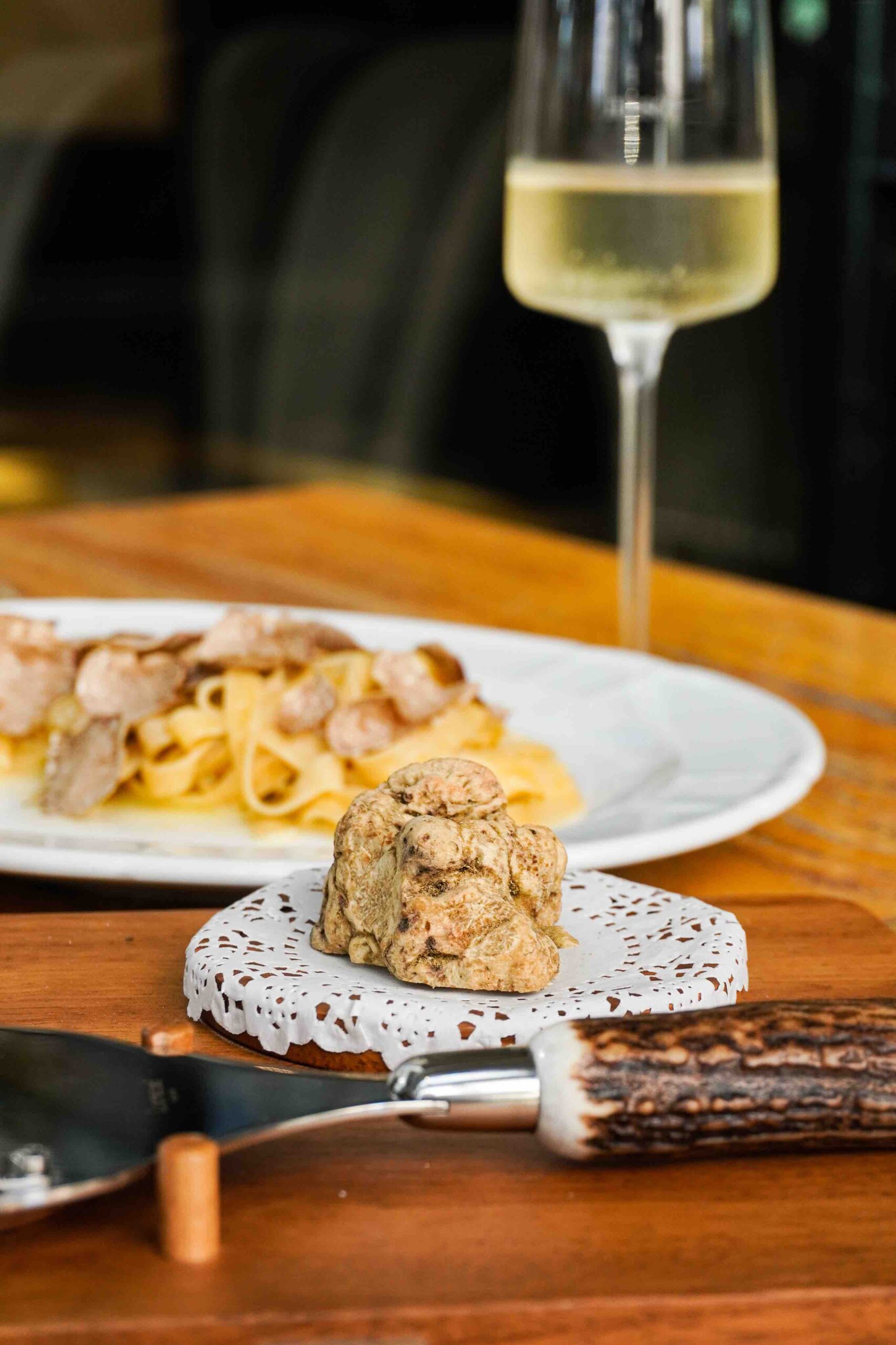 Fresh Alba White Truffles are available for a limited time at Lusso