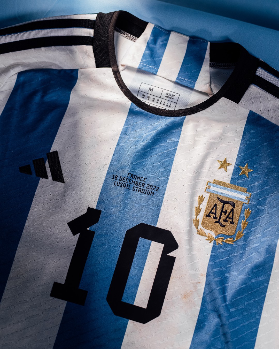 Argentina's official jersey for the 2022 World Cup