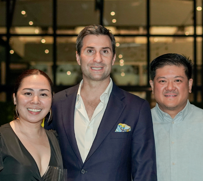 Cork Elite General manager Cherry Dee, CEO and President of Clos
Apalta Charles-Henri de Bournet, Cork Elite owner Richie Ley