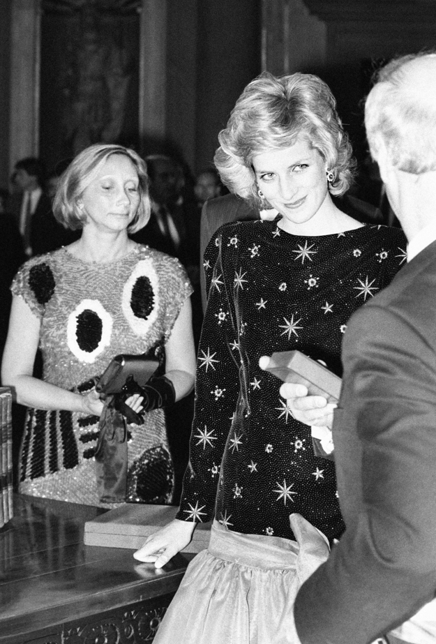 Princess Diana wearing the Jacques Azagury 1985 Evening Dress