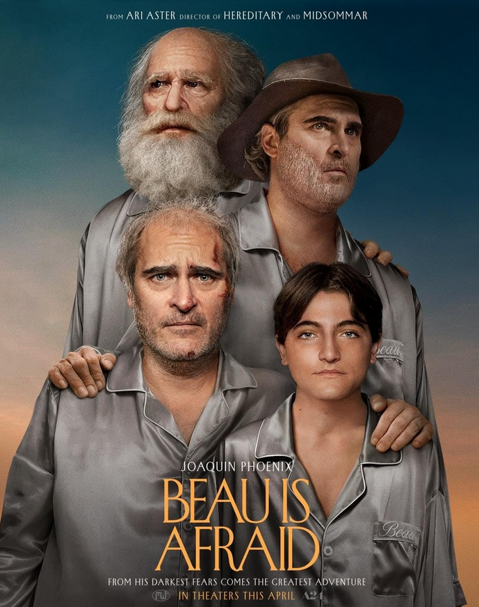The official poster for "Beau Is Afraid"