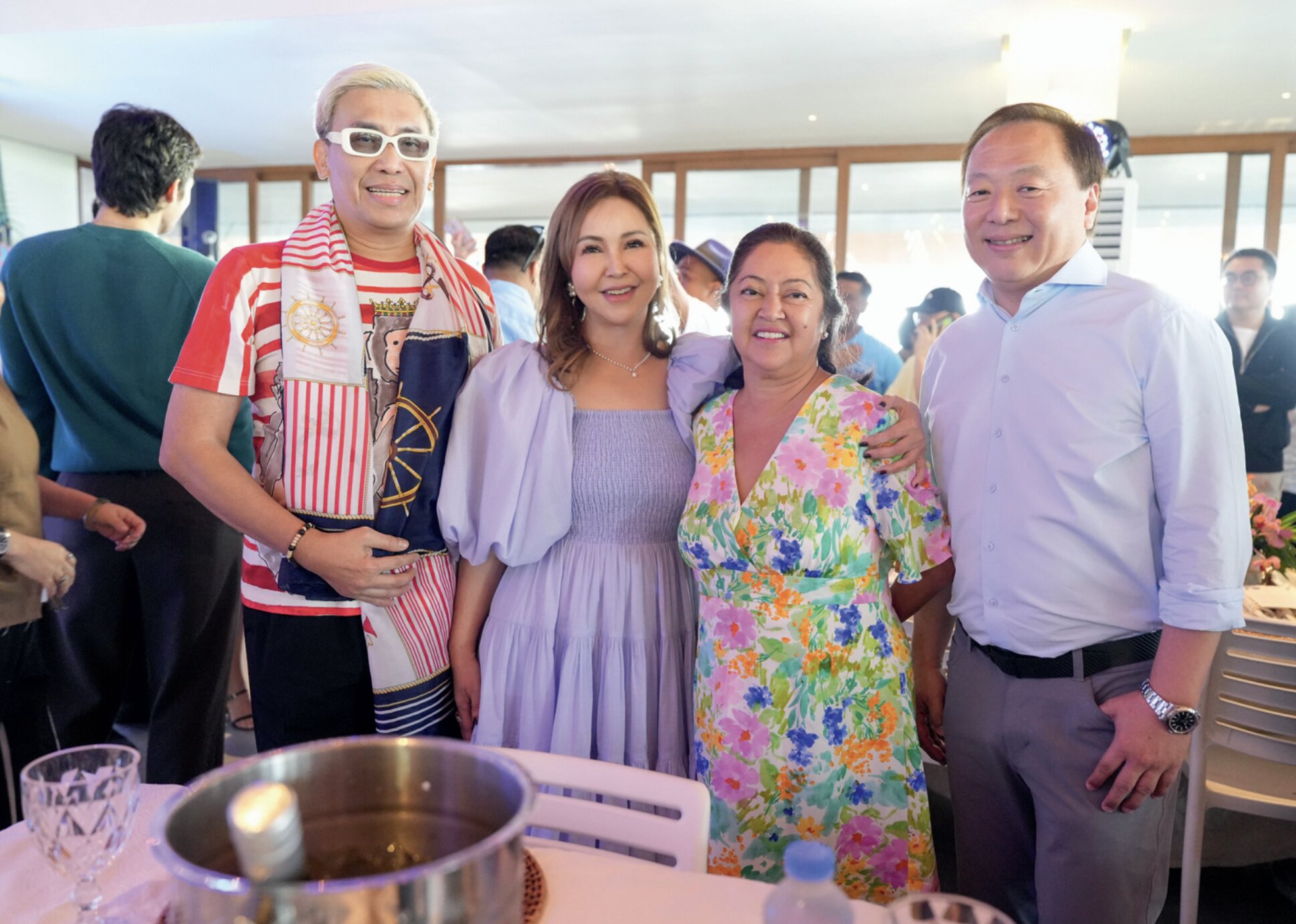 Small & Philip Laude with First Lady Liza Marcos