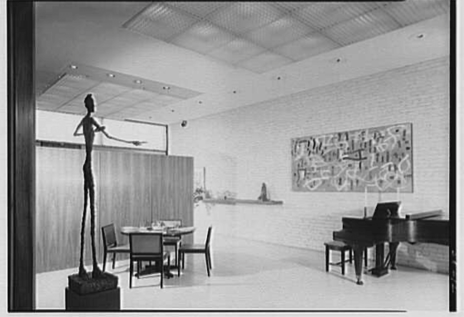 The home's dining section