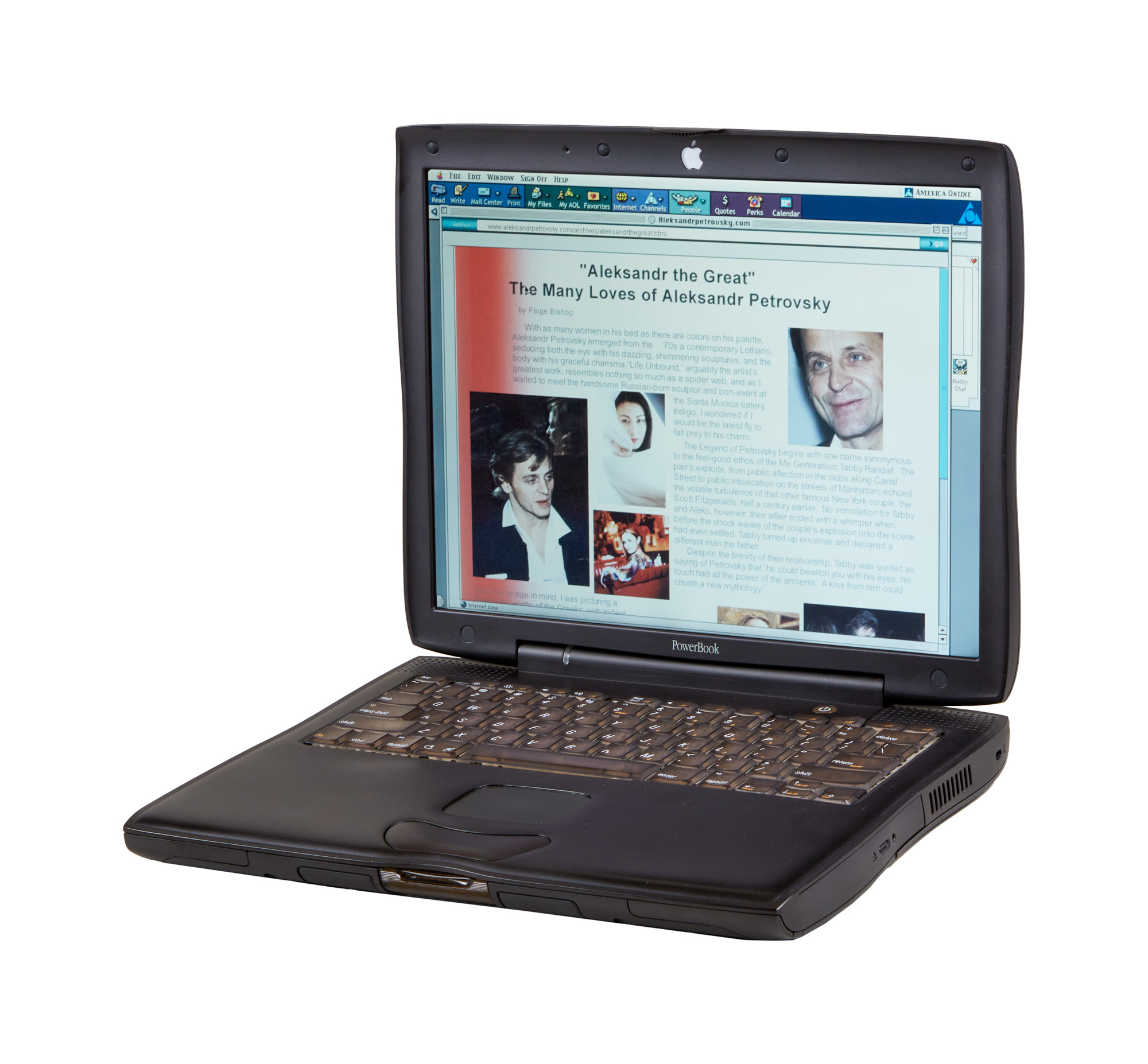 The Apple PowerBook G3 laptop used by Sarah Jessica Parker while she played Carrie Bradshaw in “Sex and the City”