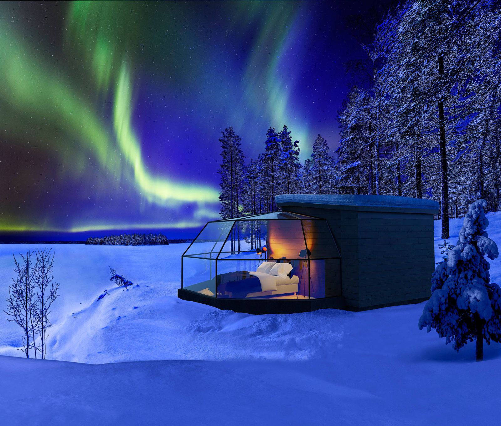 The Arctic Fox Igloo accommodation in Lapland, Finland